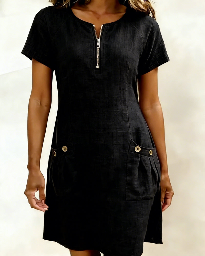 Robe à zip Livia