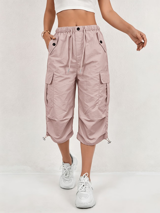 Sanne | Pantalon Cargo 3/4