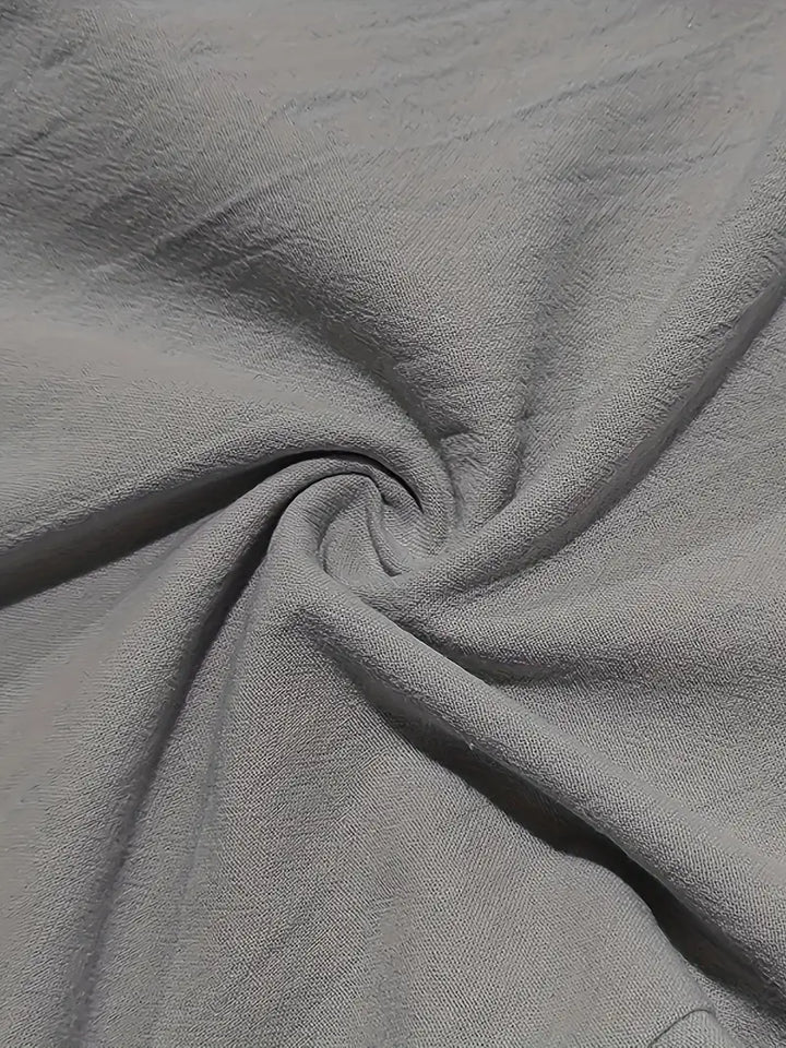 PANTALONS LARGES EN LIN AVEC CORDON