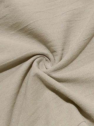 PANTALONS LARGES EN LIN AVEC CORDON