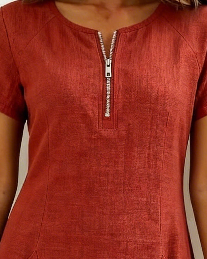 Robe à zip Livia