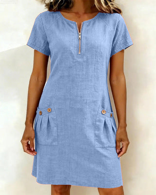Robe à zip Livia