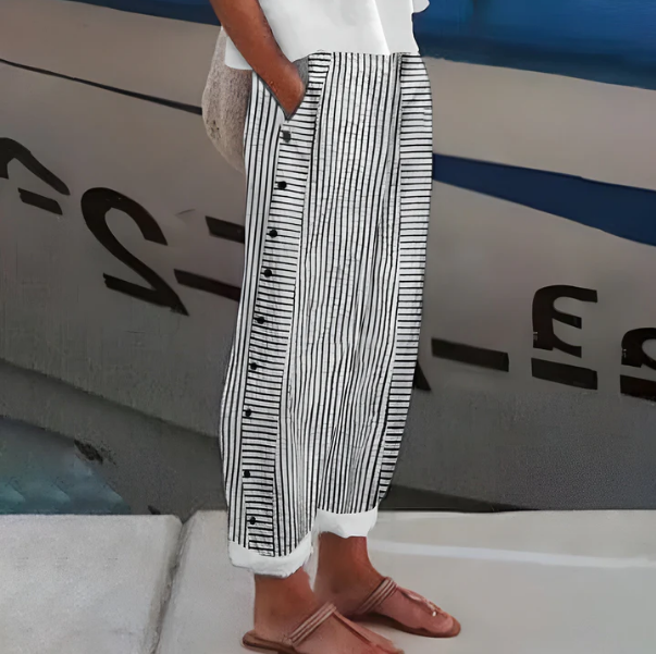 Lina | Pantalon Rayé