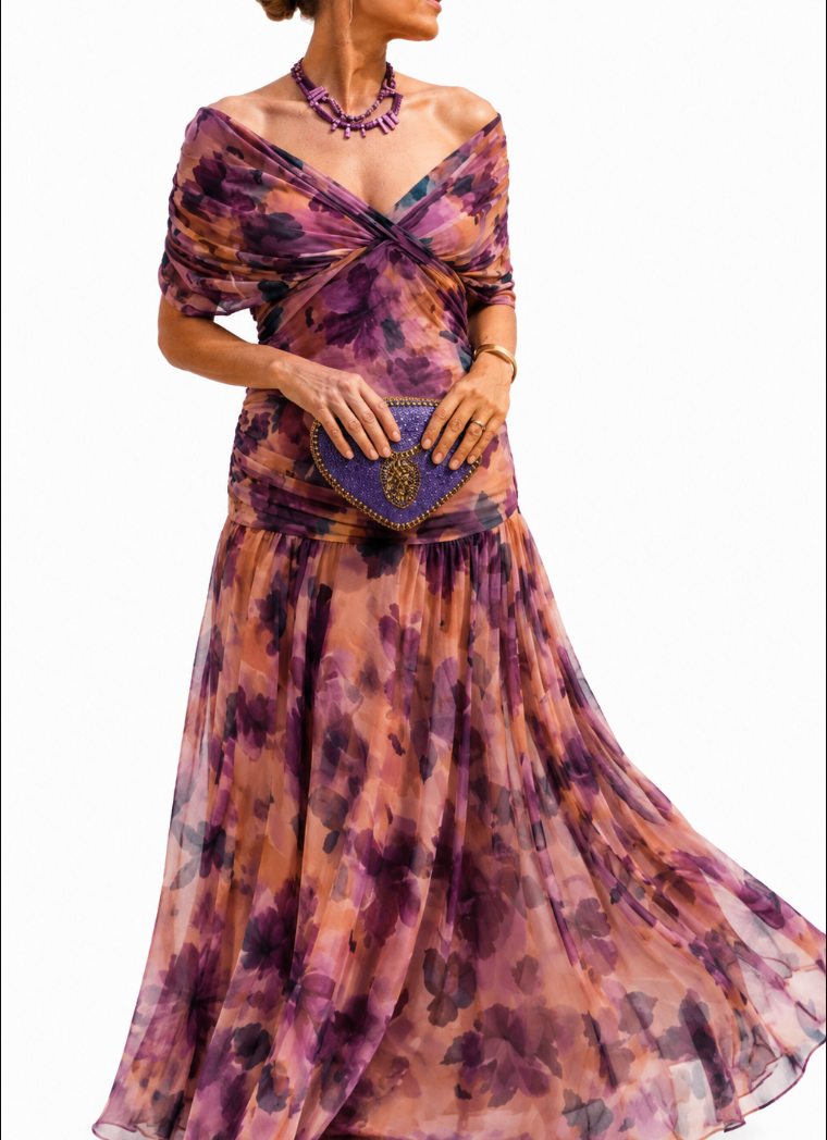 Robe Longue à Épaules Nues