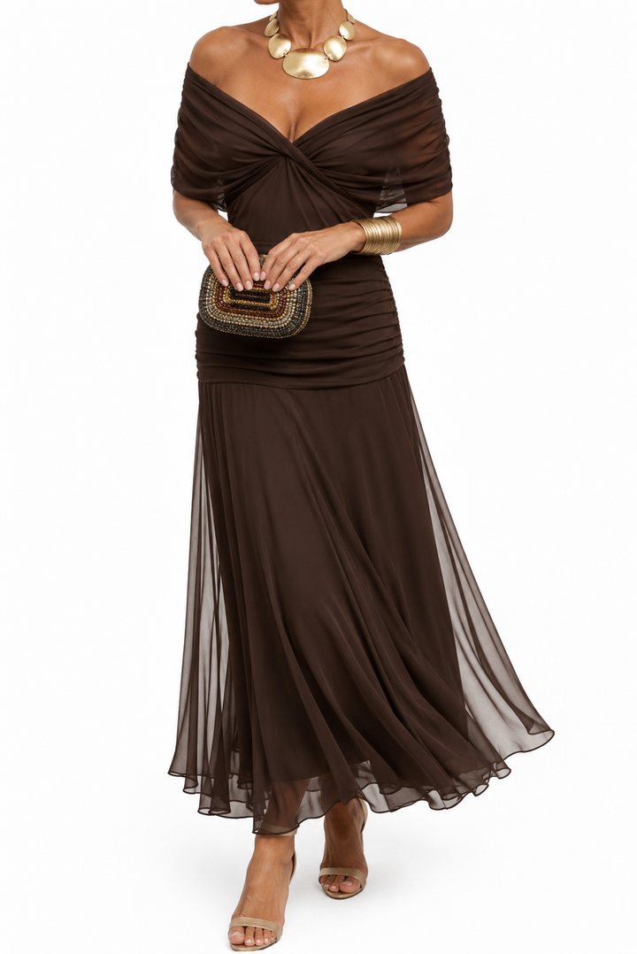 Robe Longue à Épaules Nues