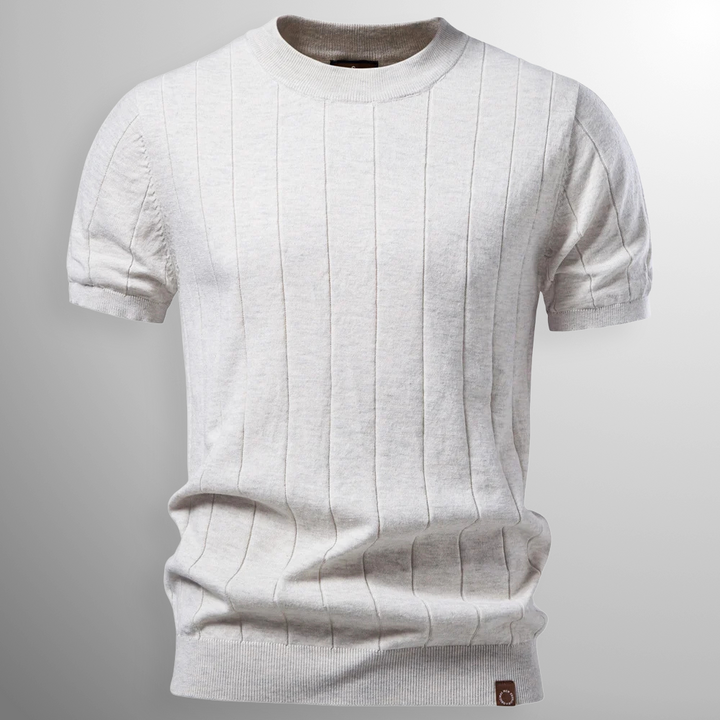 Ethan | T-Shirt en Côtelé de Luxe
