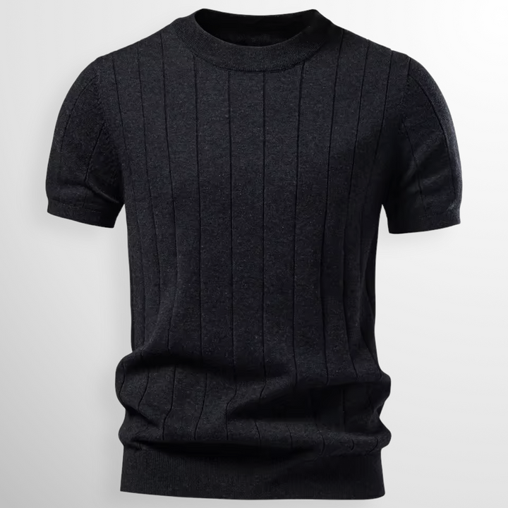 Ethan | T-Shirt en Côtelé de Luxe