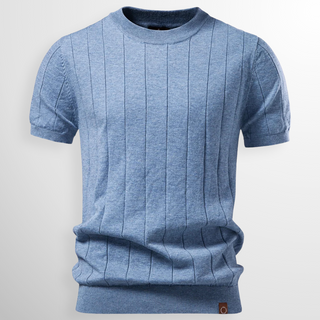 Ethan | T-Shirt en Côtelé de Luxe