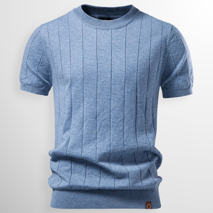 Ethan | T-Shirt en Côtelé de Luxe