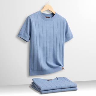 Ethan | T-Shirt en Côtelé de Luxe