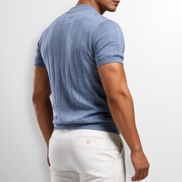 Ethan | T-Shirt en Côtelé de Luxe