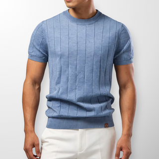 Ethan | T-Shirt en Côtelé de Luxe
