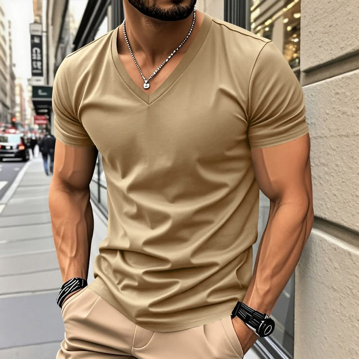 T-shirt V-col Ludo