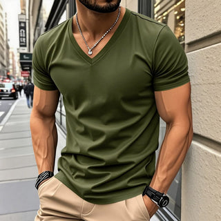 T-shirt V-col Ludo
