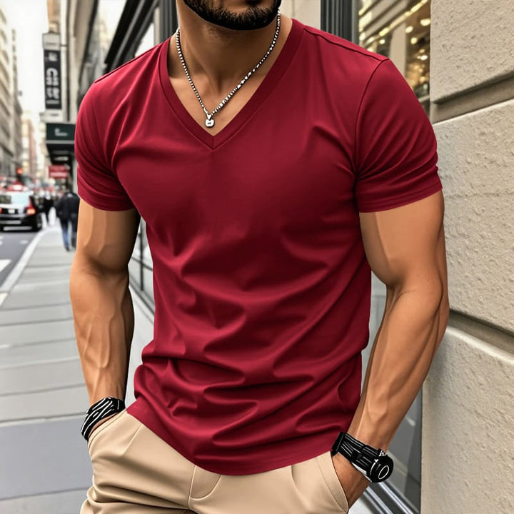 T-shirt V-col Ludo