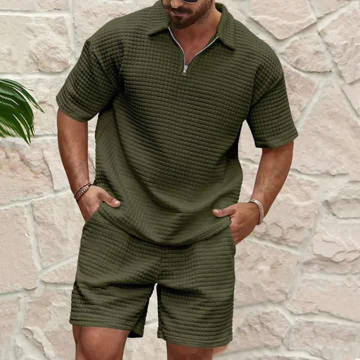 Bart | Ensemble d'été pour hommes avec motif à carreaux