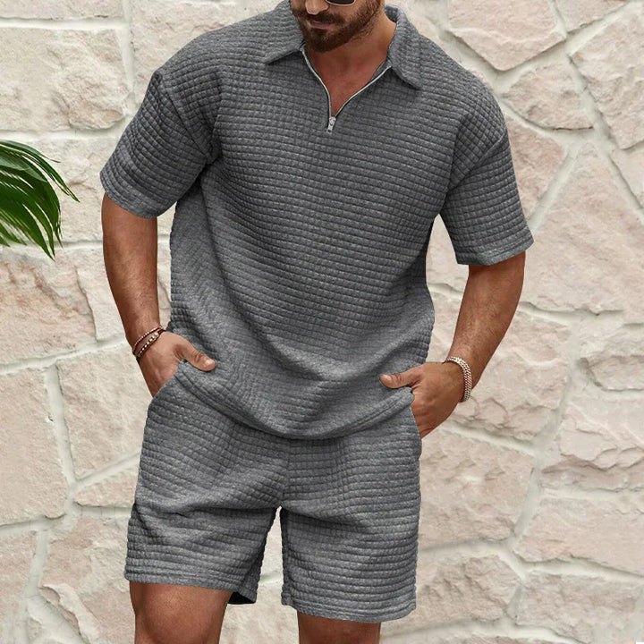 Bart | Ensemble d'été pour hommes avec motif à carreaux