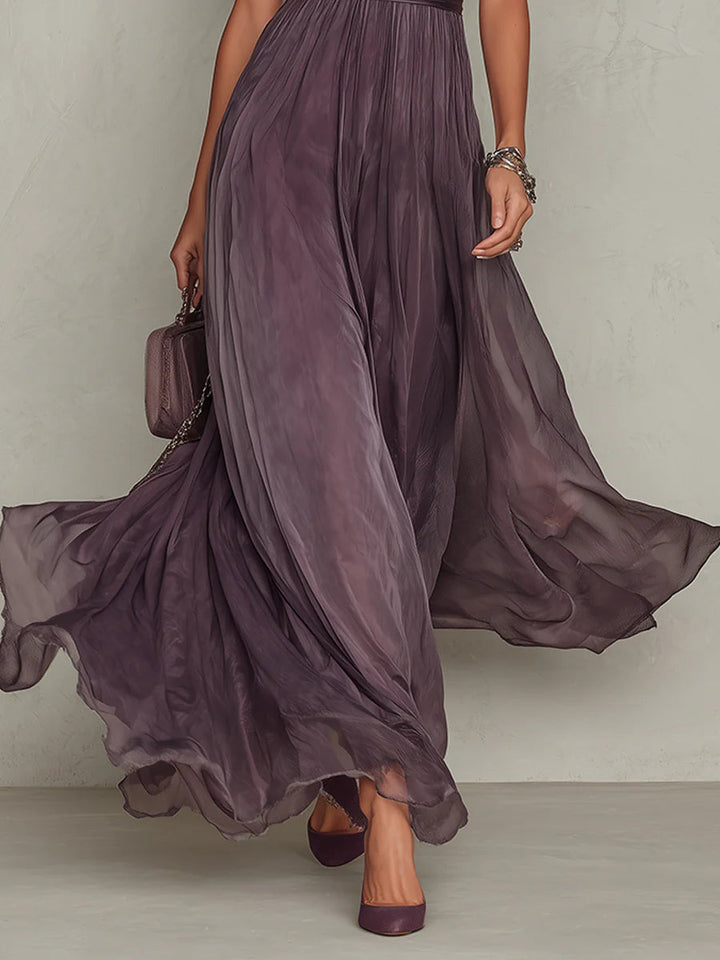 Robe Maxi Élégance en Dentelle Flavira