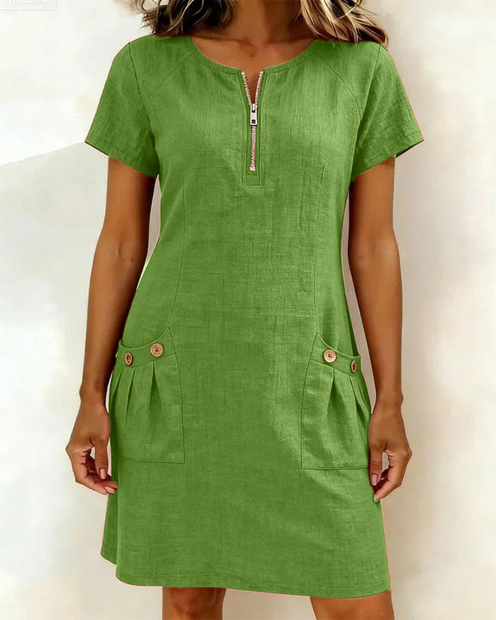Robe à zip Livia
