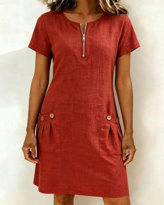 Robe à zip Livia