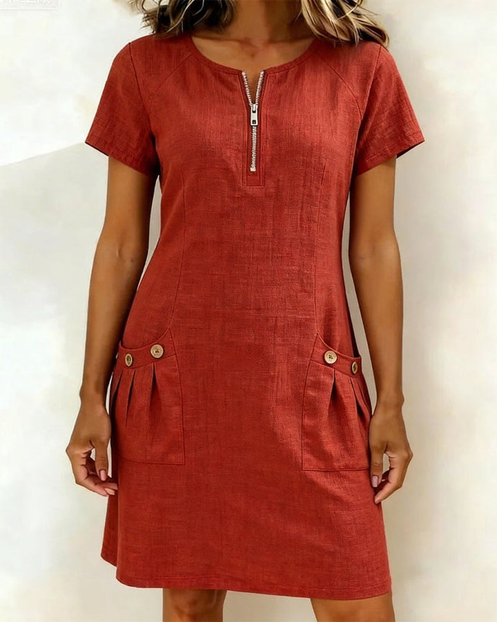 Robe à zip Livia