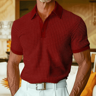 Erik | Polo Stretch à Carreaux