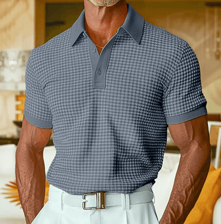 Erik | Polo Stretch à Carreaux