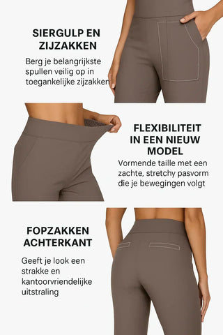 Mirelle Pantalon Élégance en Jersey Doux