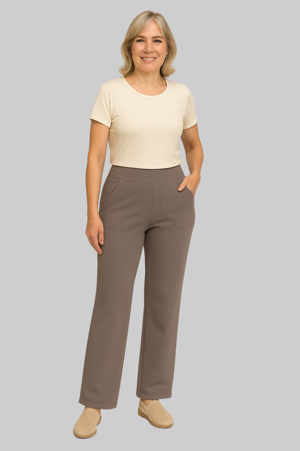 Mirelle Pantalon Élégance en Jersey Doux